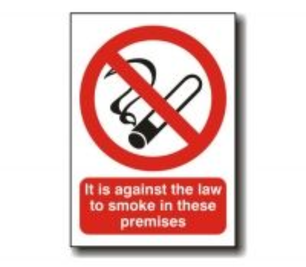 NO SMOKING SIGN PART No P3A